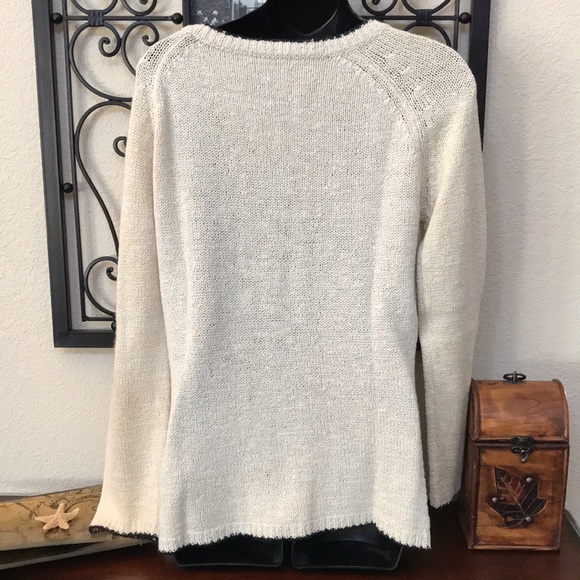 Vintage bebe Boatneck Button Down Sweater - Picture 5 of 9